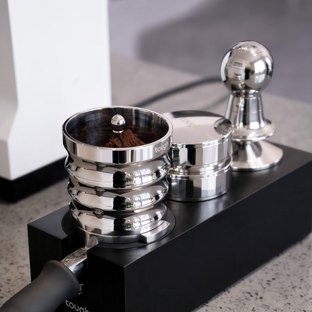 Stainless Steel Dosing Funnel Multi-Tier Design - Shop Coffee Hobby