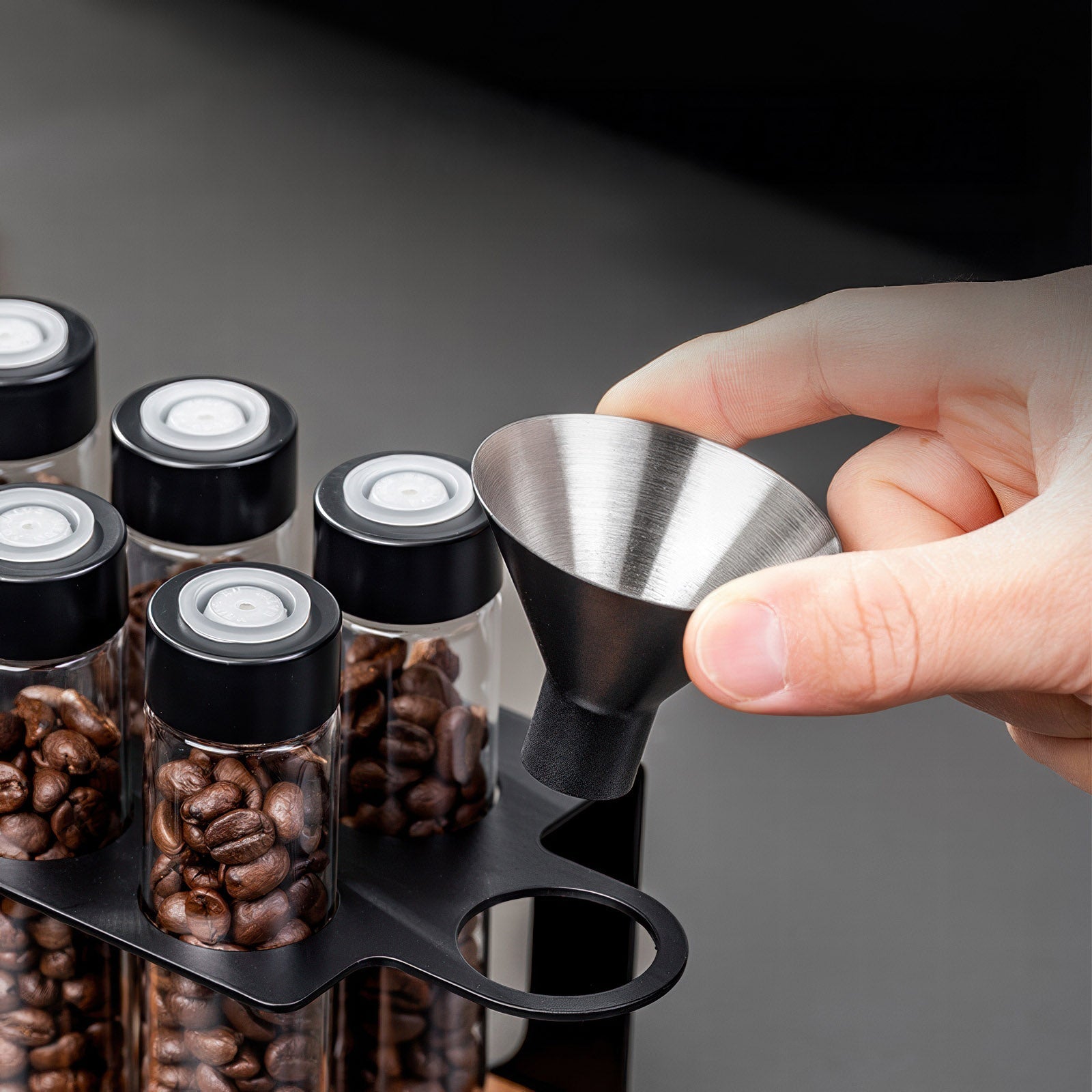 Lab-Style Coffee Storage Bean Rack - Shop Coffee Hobby