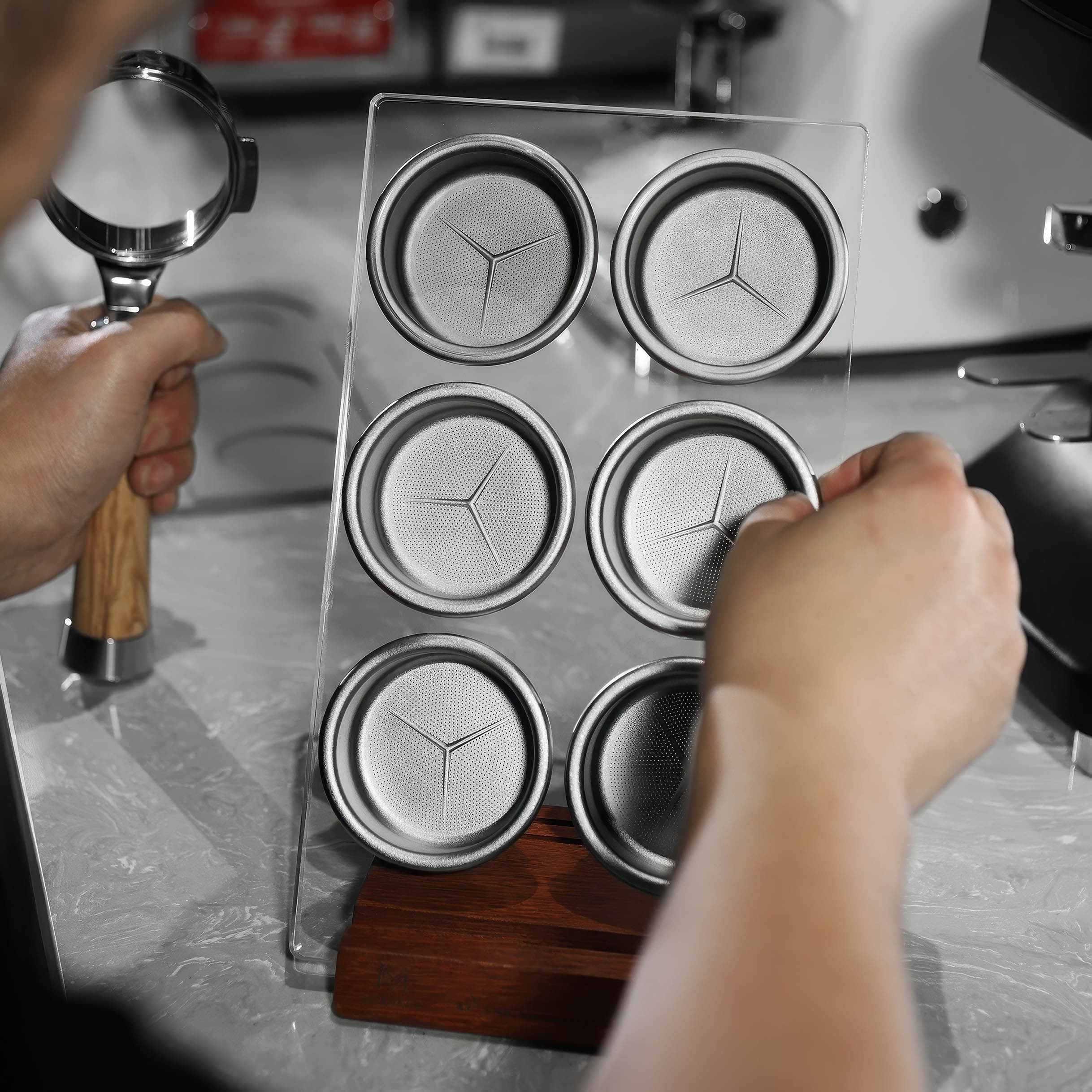 Pure Titanium Espresso Basket - Shop Coffee Hobby