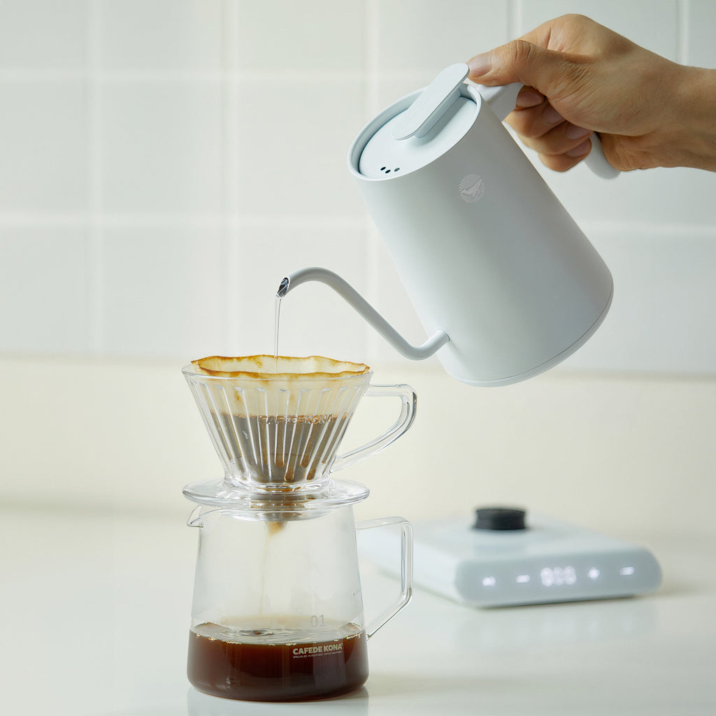 Cafede Kona Electric Gooseneck Kettle | Temperature Control - Shop Coffee Hobby