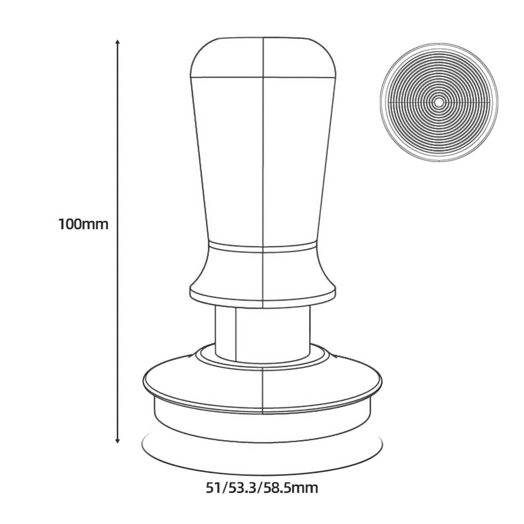 Espresso White Tamper & Distributor - Shop Coffee Hobby