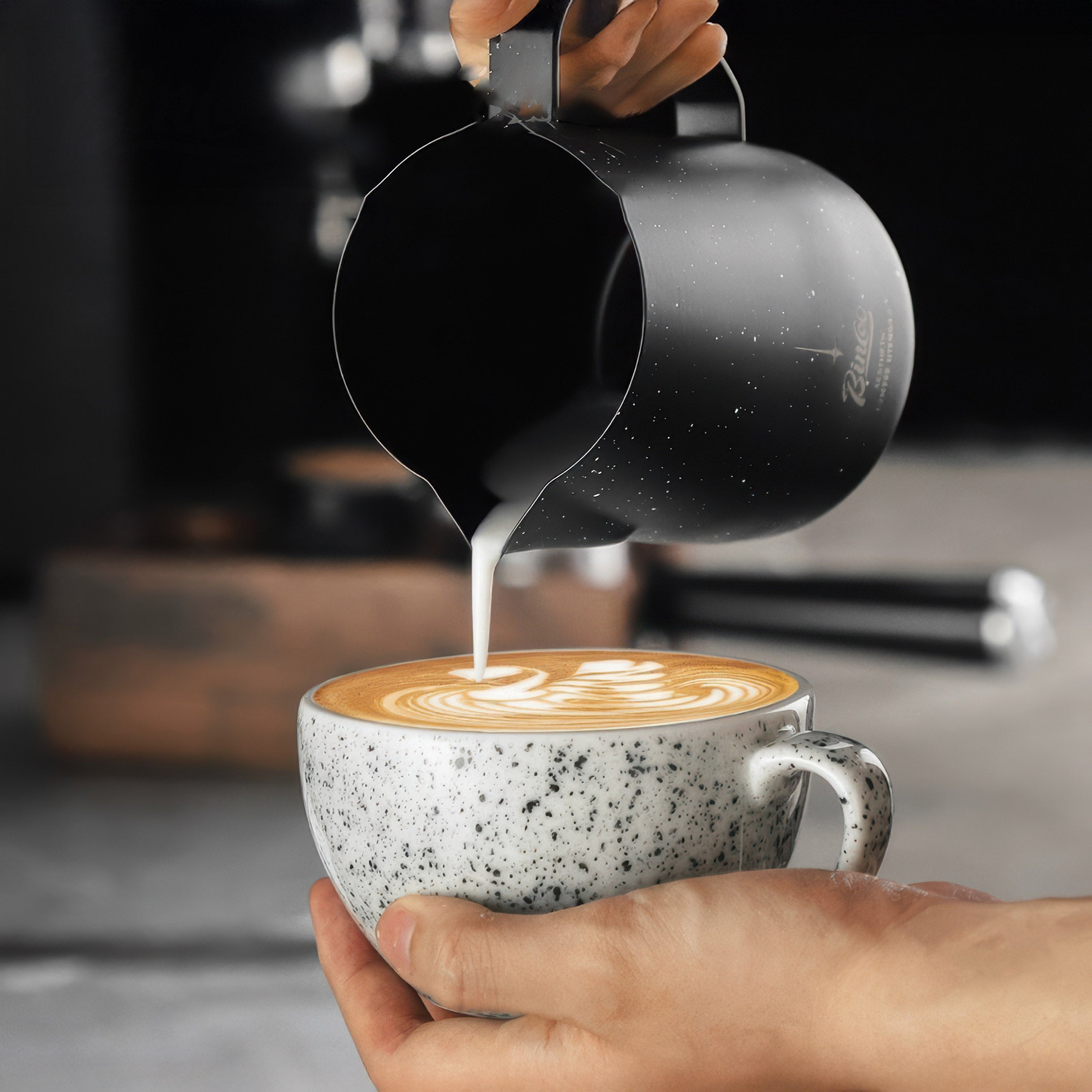 Barista Milk Pitcher - Starry Sky Latte Art Jug - Shop Coffee Hobby