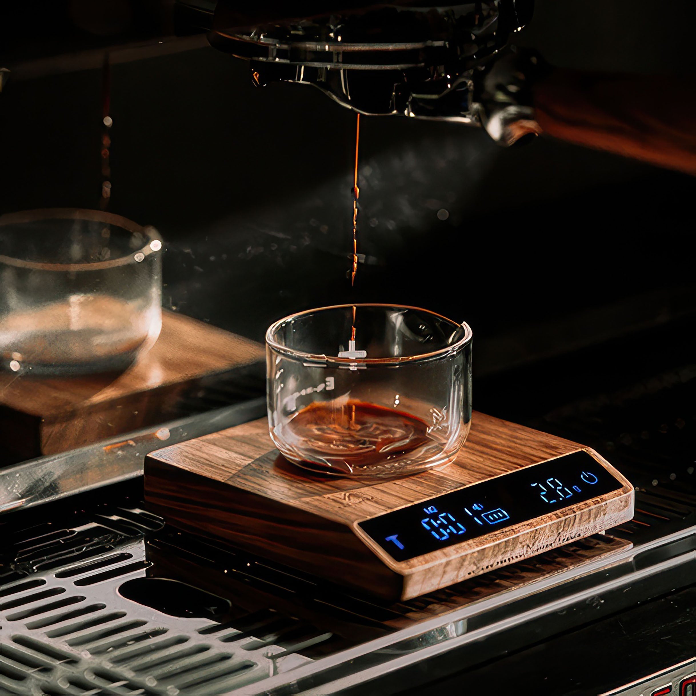 Precision Brew Walnut Digital Coffee Scale - Shop Coffee Hobby