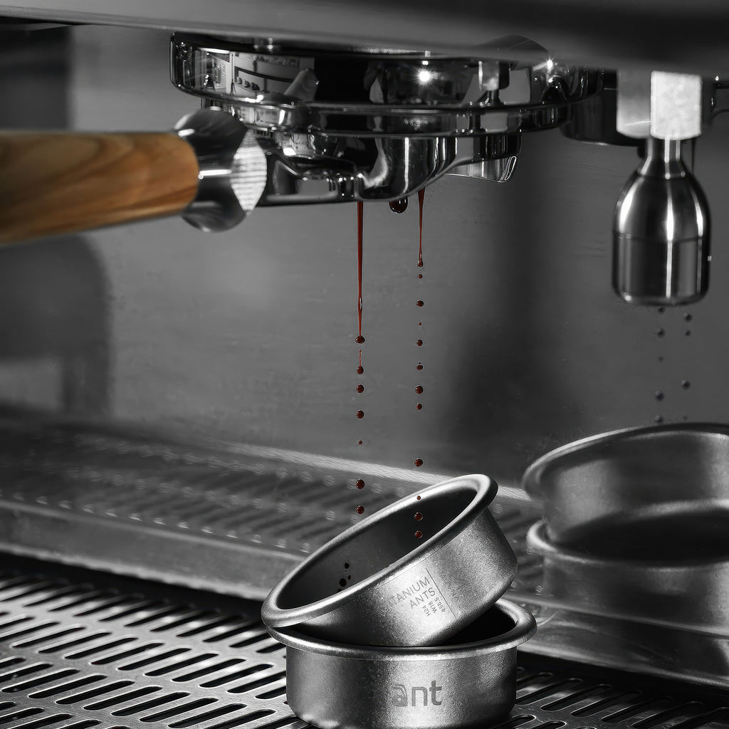 Pure Titanium Espresso Basket - Shop Coffee Hobby