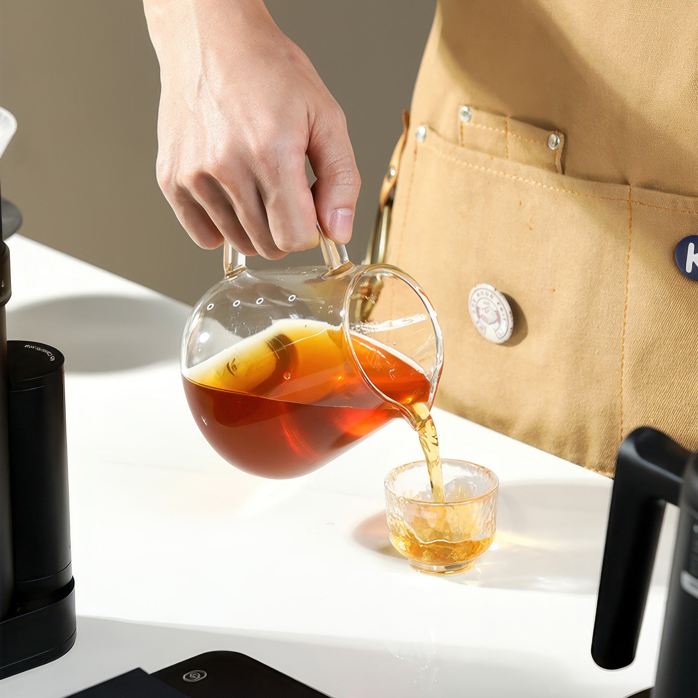 Glass Coffee Server Carafe Hand Brew Pour Over - Shop Coffee Hobby