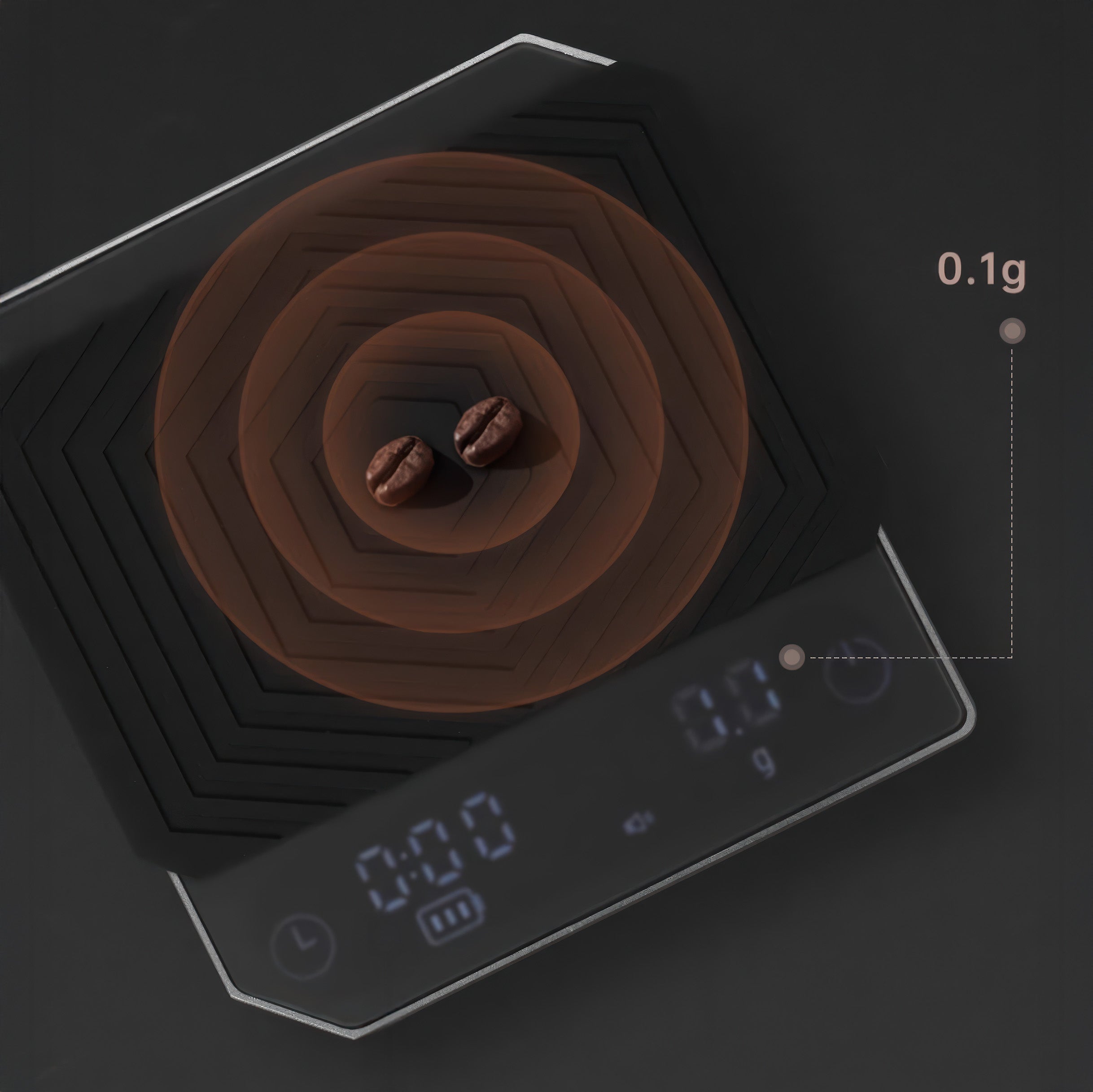 Smart Espresso Scale Compact Metal Body - Shop Coffee Hobby