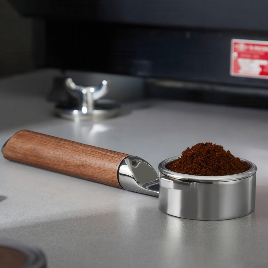 Bottomless Portafilter with Removable Double Spout - Shop Coffee Hobby