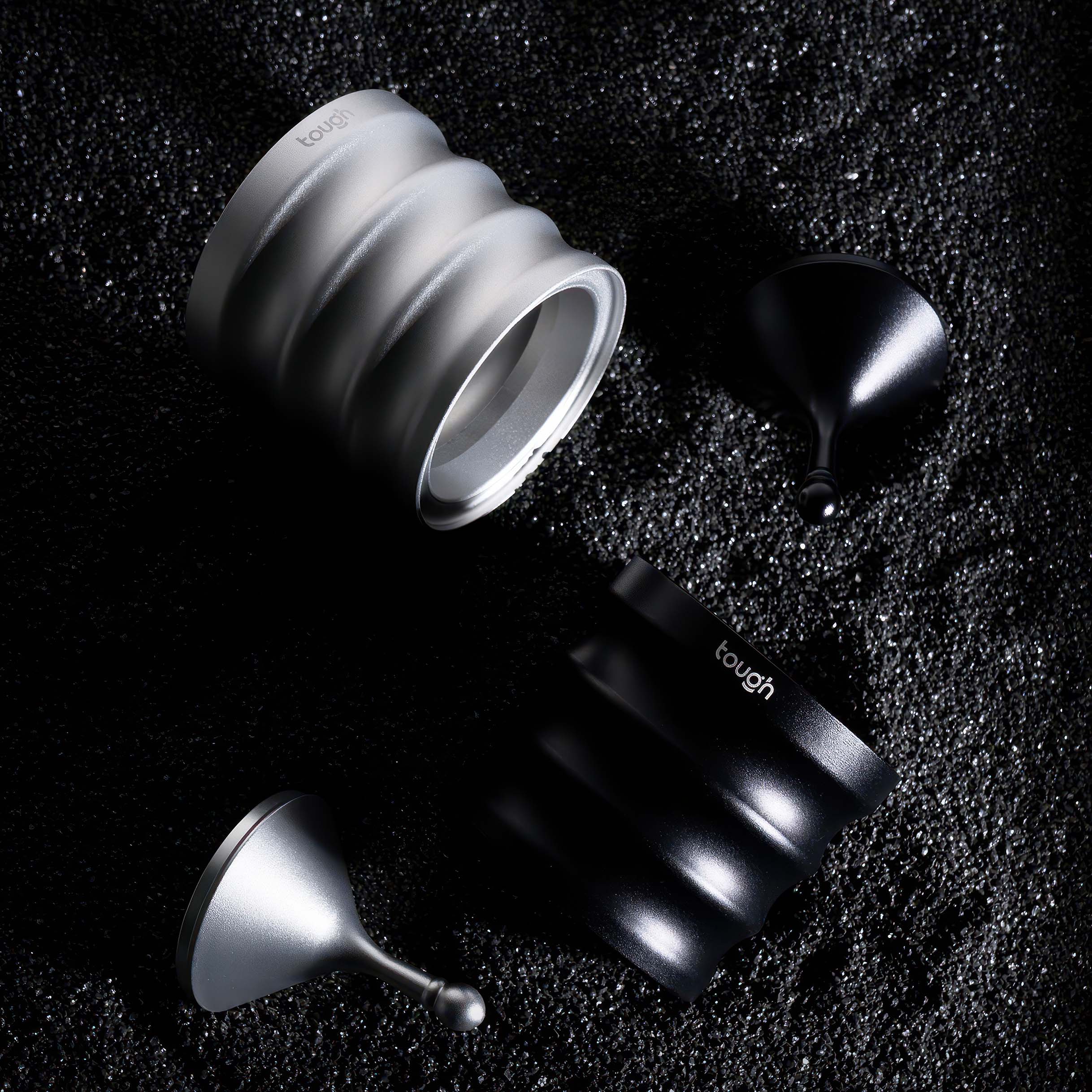 Stainless Steel Dosing Funnel Multi-Tier Design - Shop Coffee Hobby