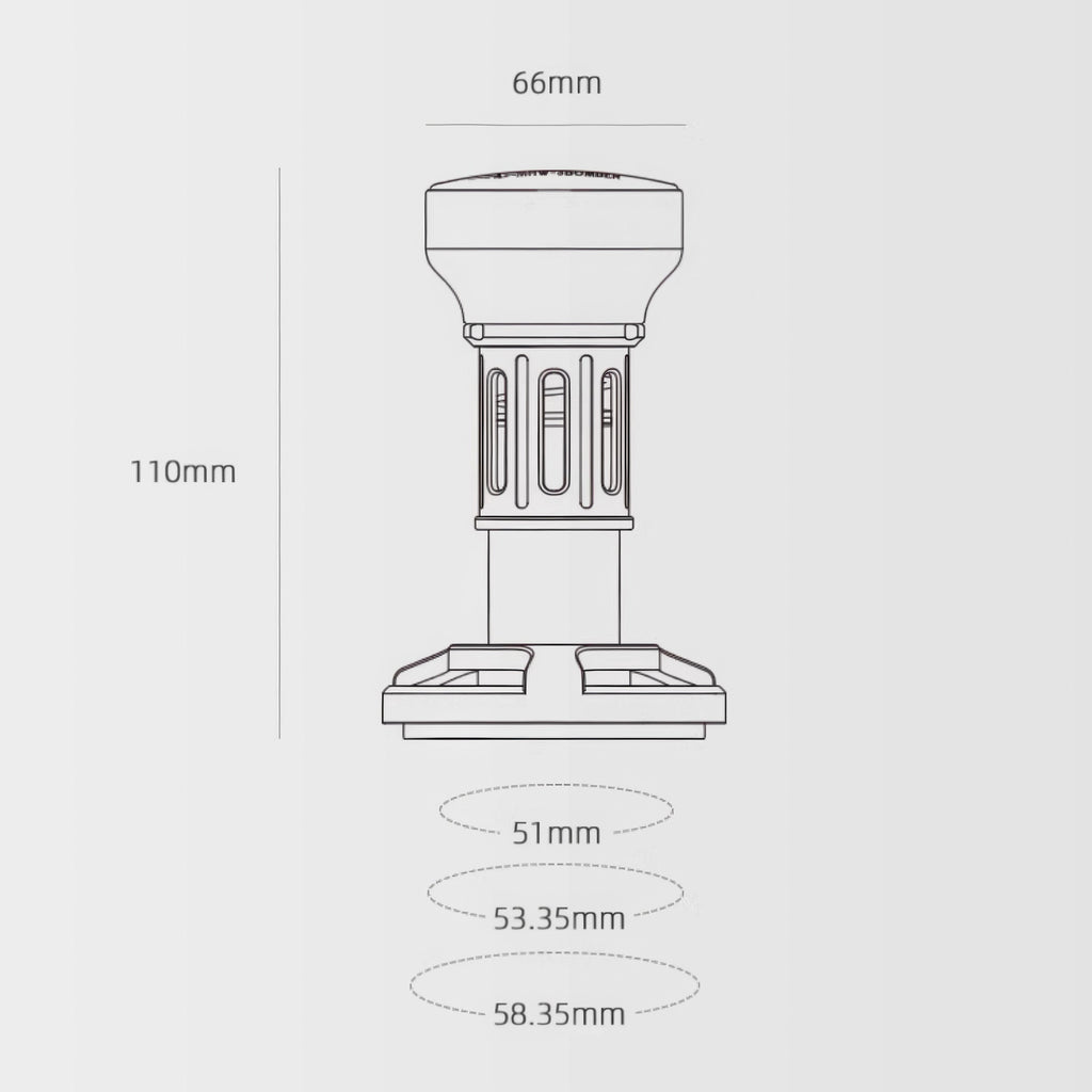 YU-Series Force Impact Espresso Tamper