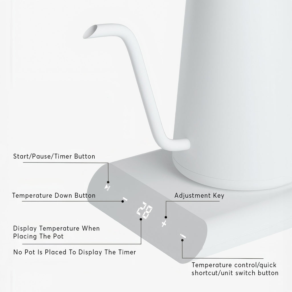 Cafede Kona Electric Gooseneck Kettle | Temperature Control