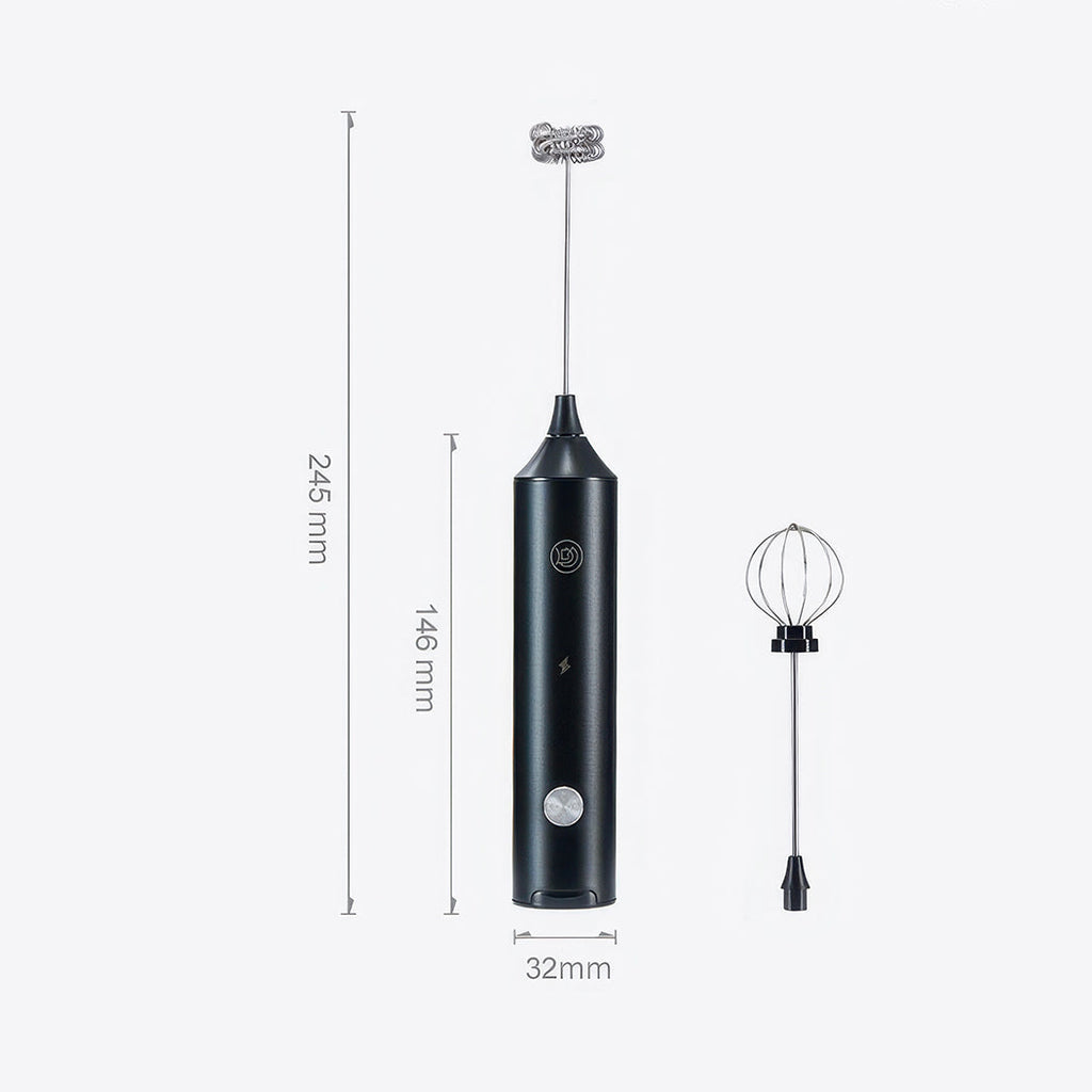 Rechargeable Milk Frother with Stepless Speed Control - Shop Coffee Hobby