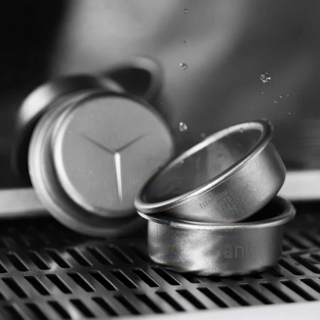 Pure Titanium Espresso Basket - Shop Coffee Hobby