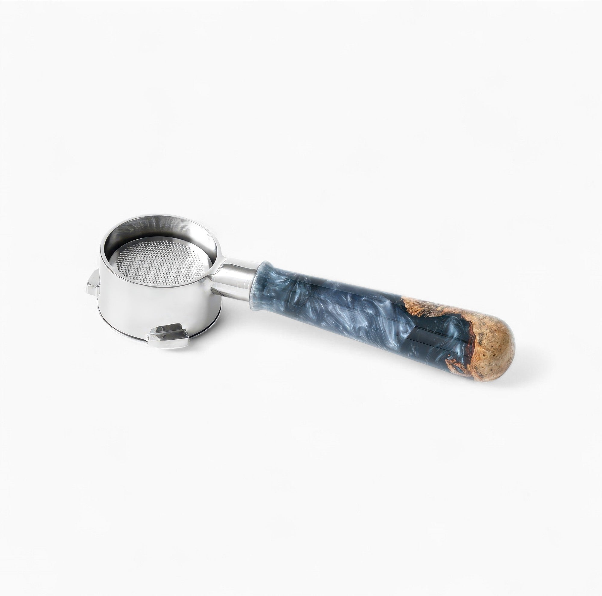 Walnut & Resin Handle Bottomless Portafilter
