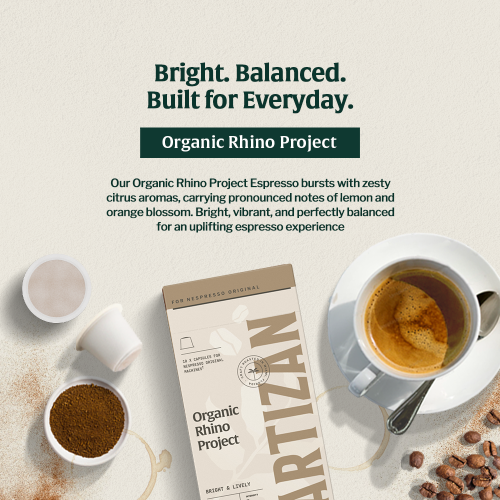 Artizan Organic Rhino Project Espresso – Nespresso Compatible