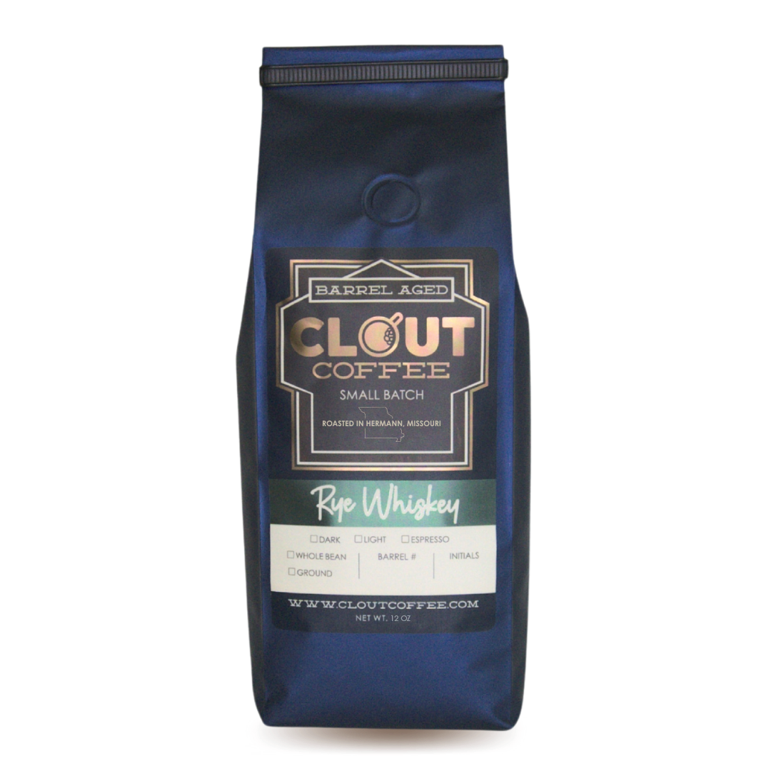 Rye Whiskey Barrel Aged Coffee, 12oz - Shop Coffee Hobby