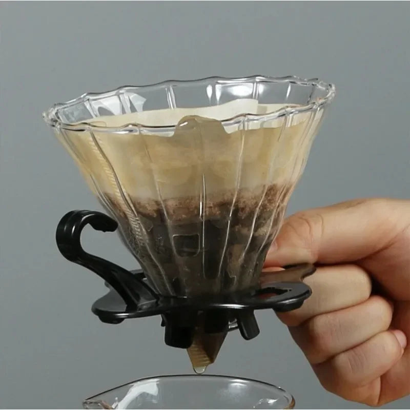Vivalo V-Shaped Cone Coffee Filters – Natural Wood Pulp Paper, 2-4 Cup Pour-Over