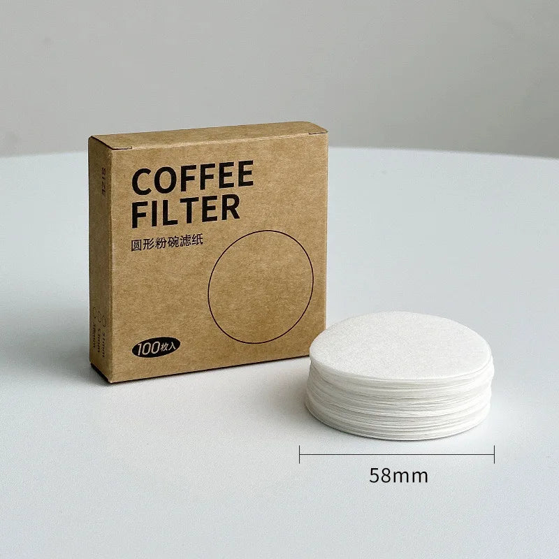Shop Coffee Hobby Round Espresso Paper Filters, 100-Pack, for 58mm Portafilter