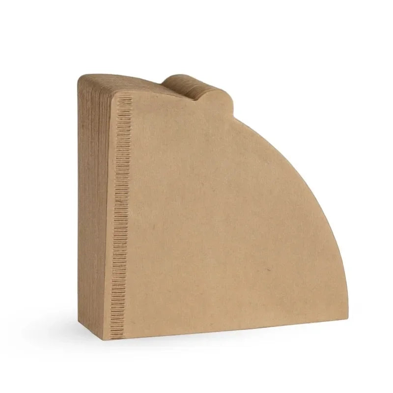 Vivalo V-Shaped Cone Coffee Filters – Natural Wood Pulp Paper, 2-4 Cup Pour-Over