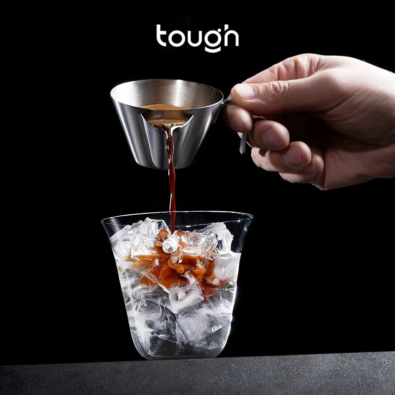 100ml Stainless Steel Espresso Crema Separator Cup with Handle