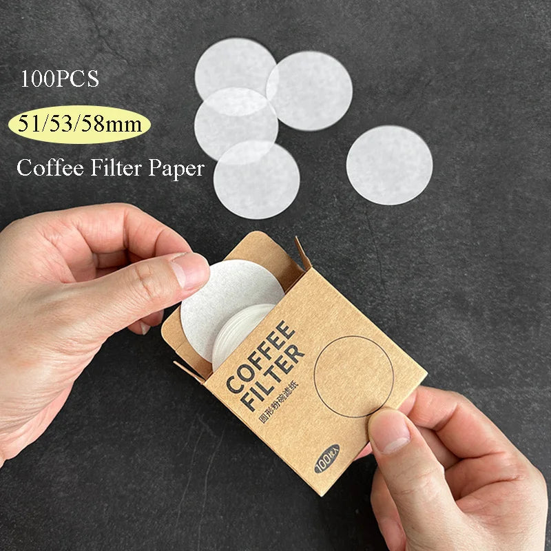100-pack of Shop Coffee Hobby Round Espresso Paper Filters