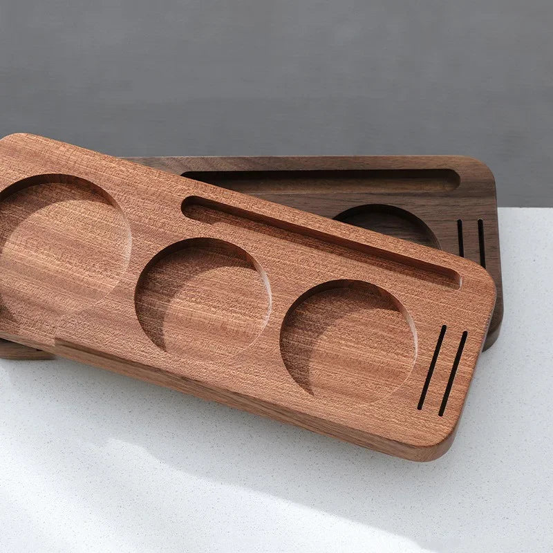 Vivalo Wooden Espresso Tamping Station – 51/53/58mm Version