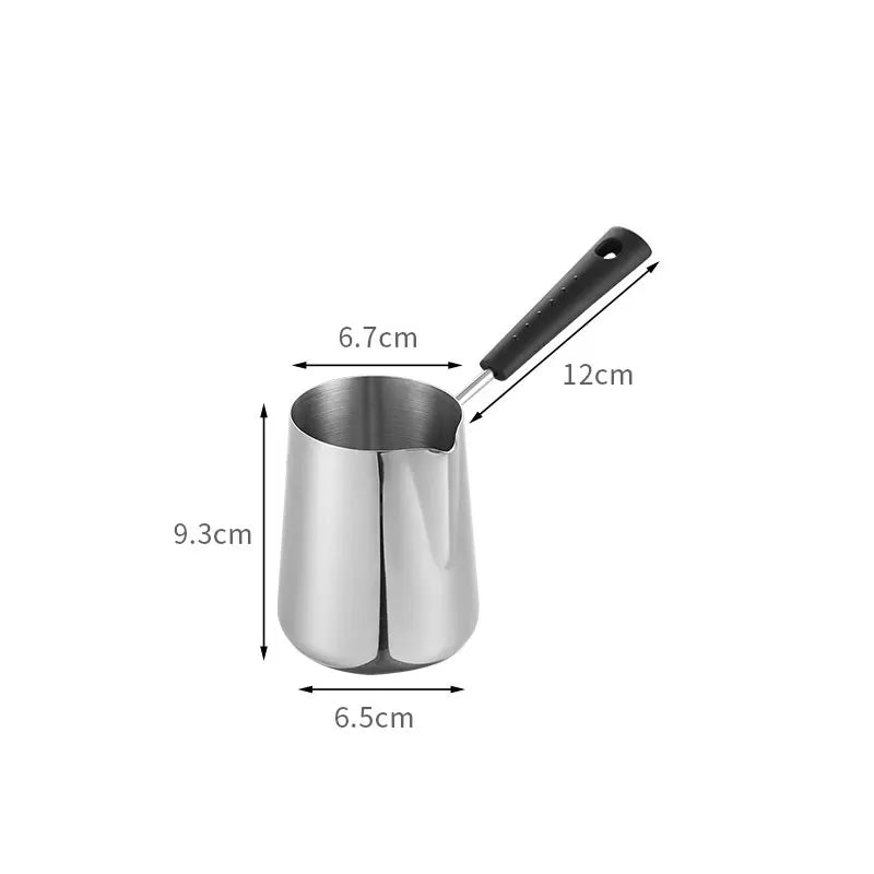 Vivalo Stainless Steel Turkish Coffee Pot with Precision Pouring Spout
