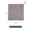 Vivalo BINCOO Waffle-Weave Microfiber Barista Cleaning Towels in brown.