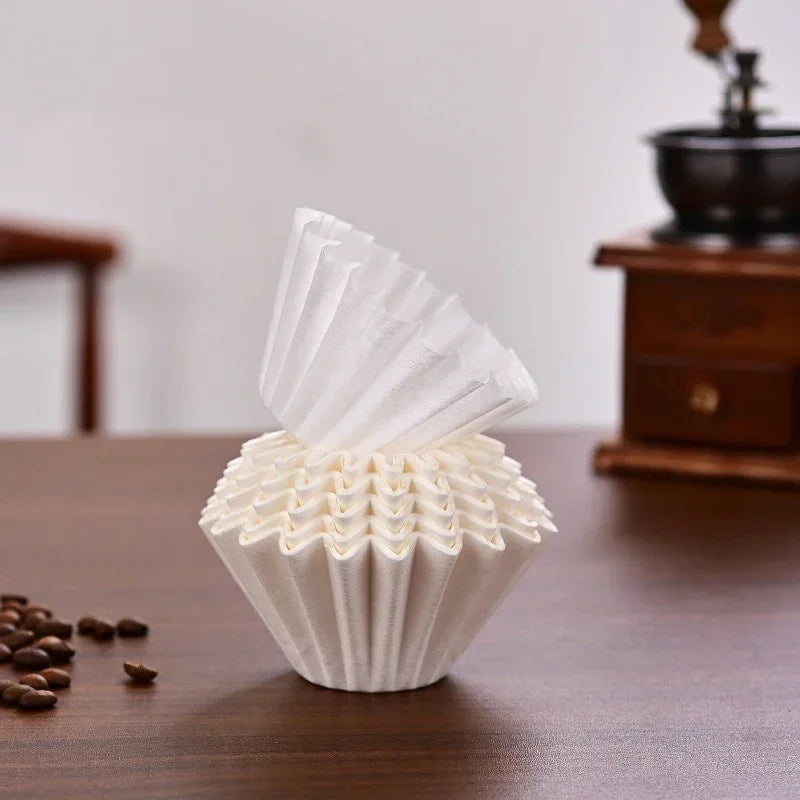 Vivalo Crystal Eye Reusable Coffee Filter – Flat-Bottom Pour-Over Dripper (1-2 Cup)