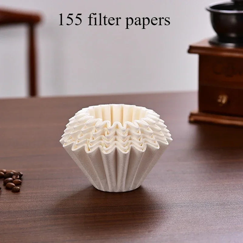 Vivalo Crystal Eye Reusable Coffee Filter – Flat-Bottom Pour-Over Dripper (1-2 Cup)