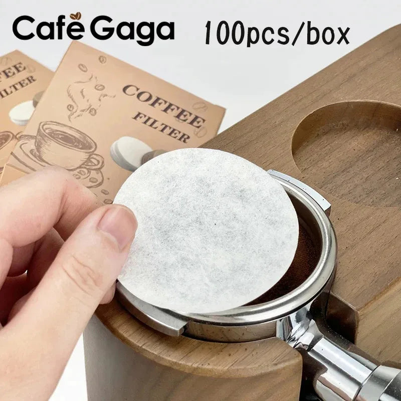 Espresso Paper Filters – 51mm / 53mm / 58mm – 100pcs & 200pcs Puck Filter Papers for Portafilters