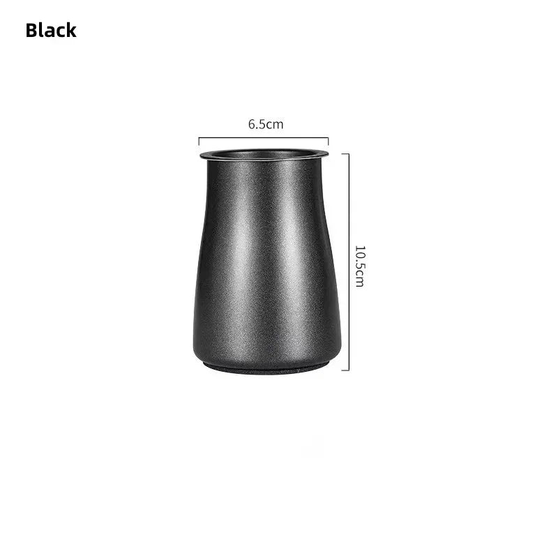 Vivalo Stainless Steel Black Coffee Grounds Sifter with Lid