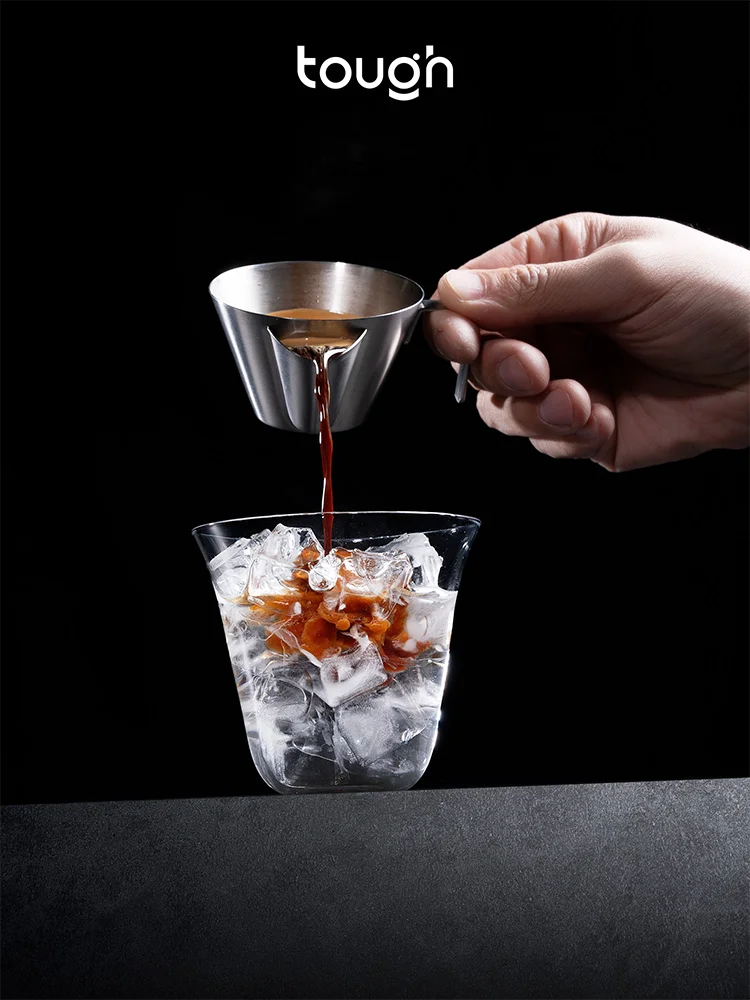 100ml Stainless Steel Espresso Crema Separator Cup with Handle