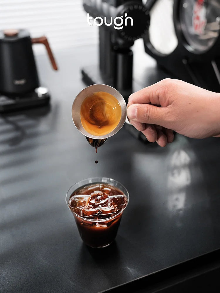 100ml Stainless Steel Espresso Crema Separator Cup with Handle