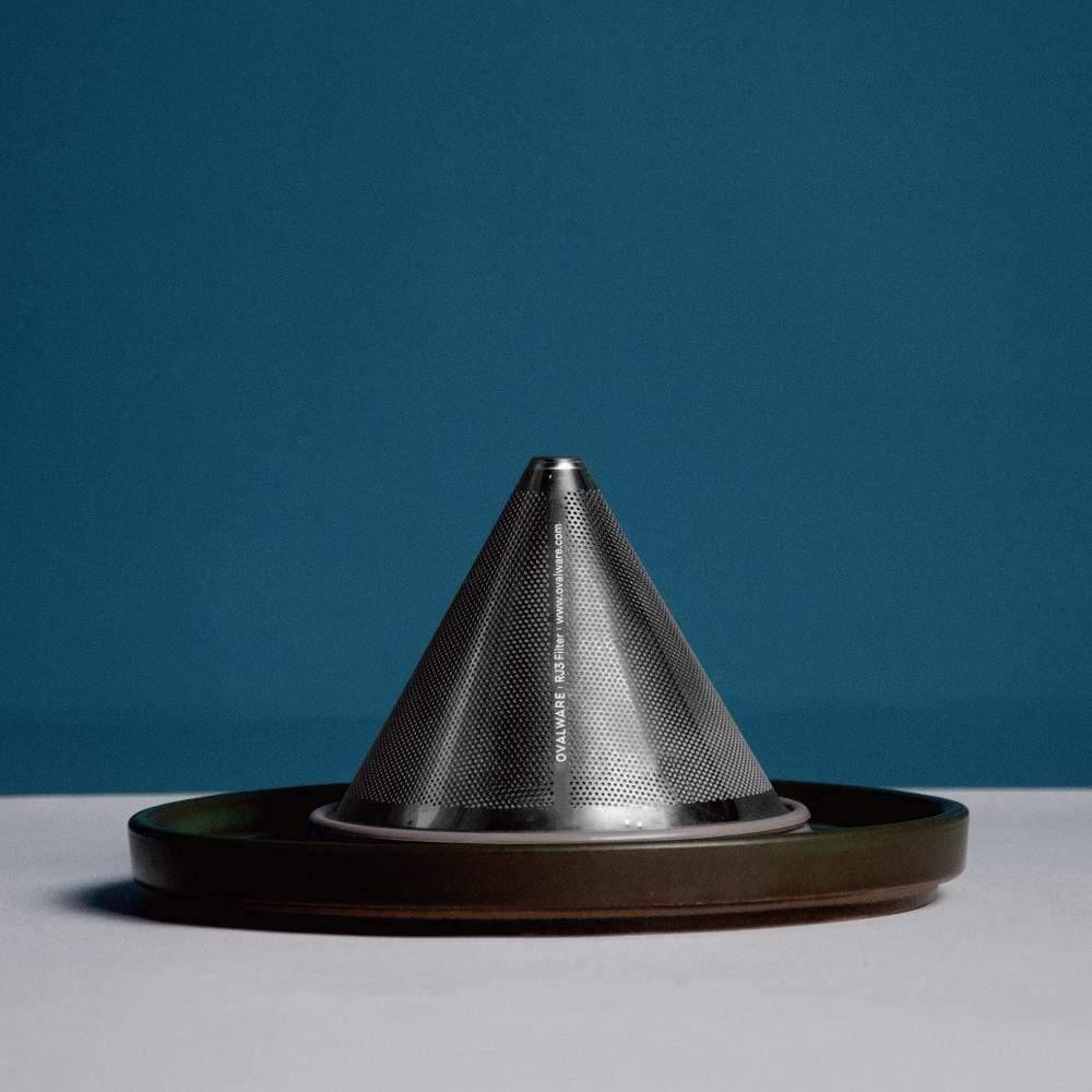 Ovalware Reusable Stainless Steel Pour-Over Filter in Standard Size