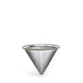 Ovalware Reusable Stainless Steel Pour-Over Coffee Filter in Silver