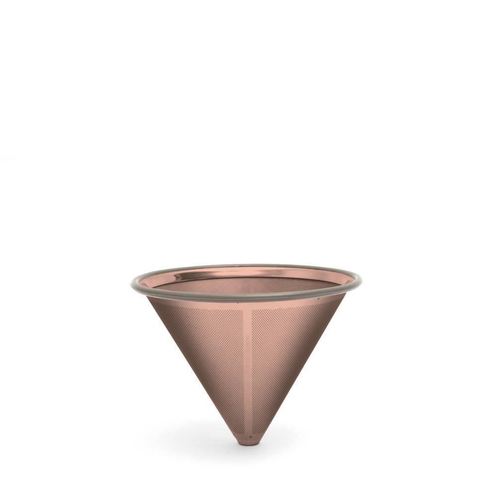 Rose Gold Ovalware Reusable Stainless Steel Pour-Over Coffee Filter