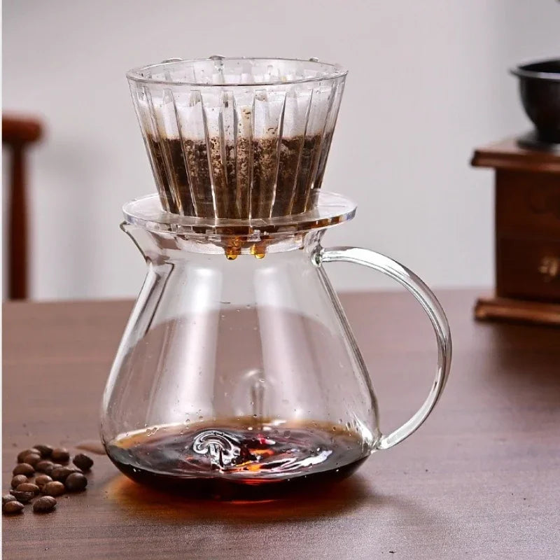 Vivalo Crystal Eye Reusable Coffee Filter – Flat-Bottom Pour-Over Dripper (1-2 Cup)