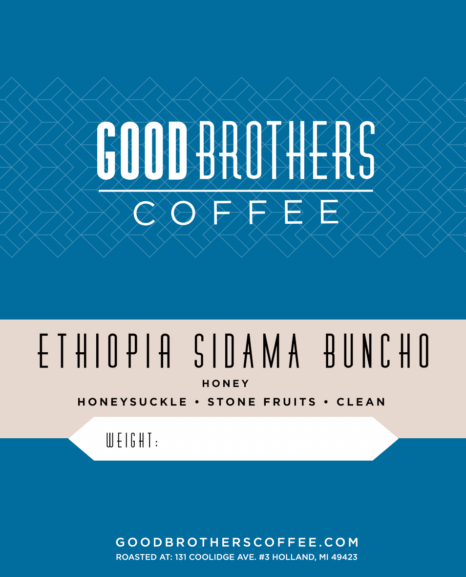 Ethiopia Buncho Honey Sidama – Light Roast | Good Brothers Coffee