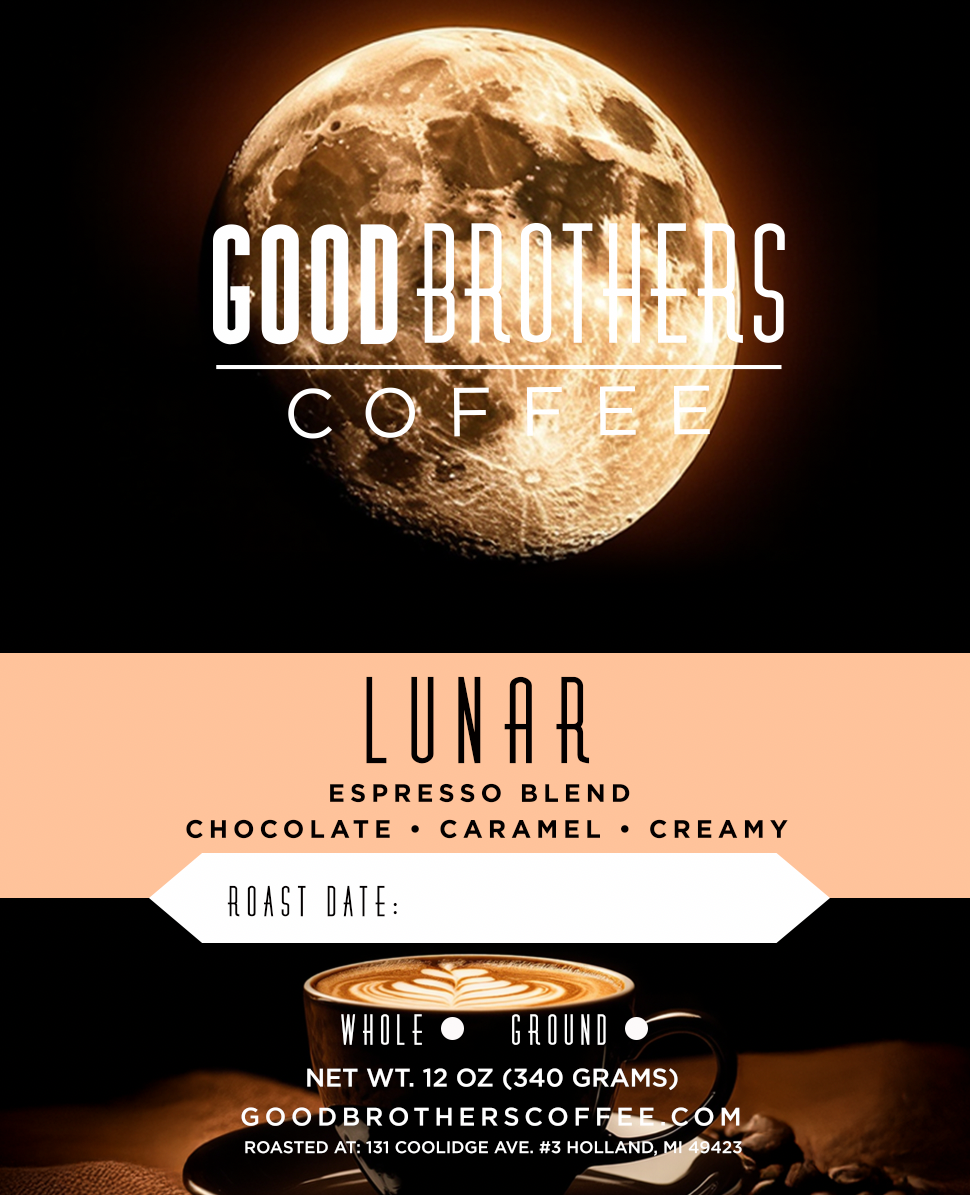 Lunar Espresso Blend Original – Third-Wave Medium-Dark Roast | Good Brothers Coffee