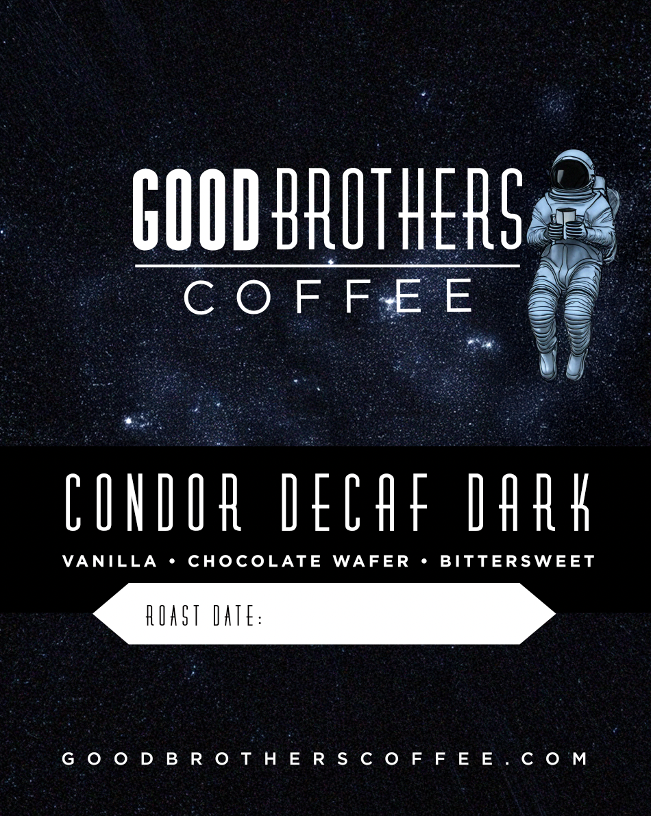 Condor Colombia EA Decaf – Single Origin Medium-Dark Roast | Good Brothers Coffee