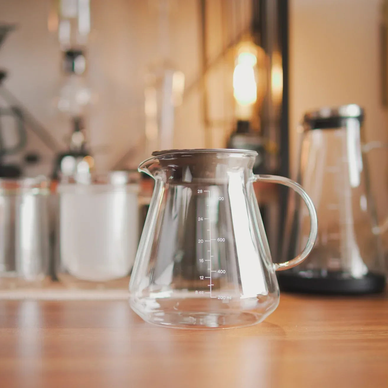 Ovalware Range Server – 600ml / 800ml Borosilicate Glass Coffee Server