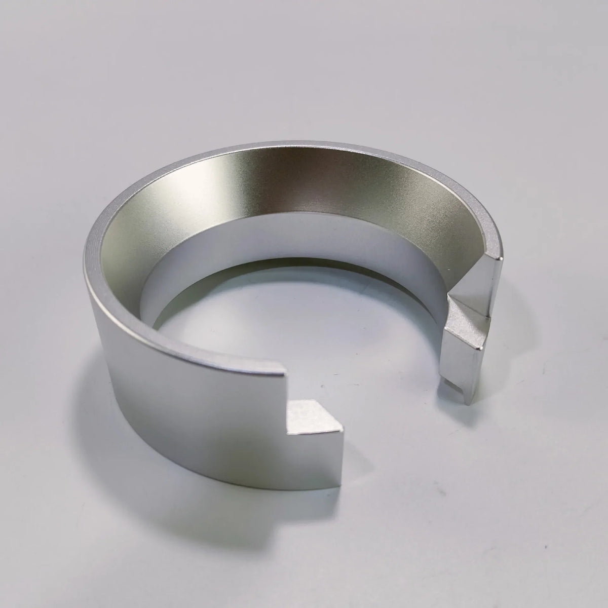 Silver Vivalo 58mm Magnetic Dosing Ring for Eureka Mignon MMG Setups