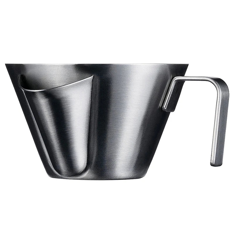 100ml Stainless Steel Espresso Crema Separator Cup with Handle