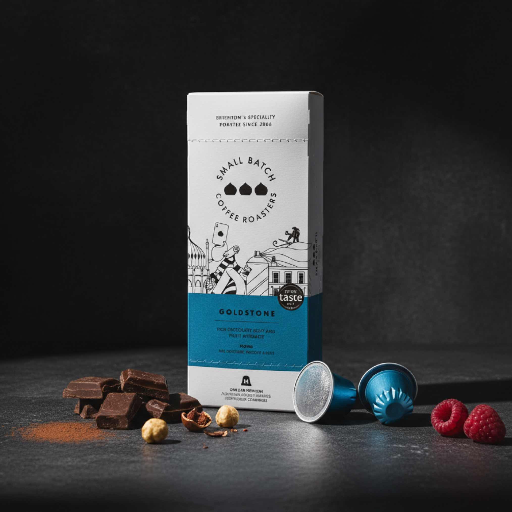 SBCR Pods: Goldstone – Medium Roast Nespresso Compatible Coffee (14 Pack) - Shop Coffee Hobby