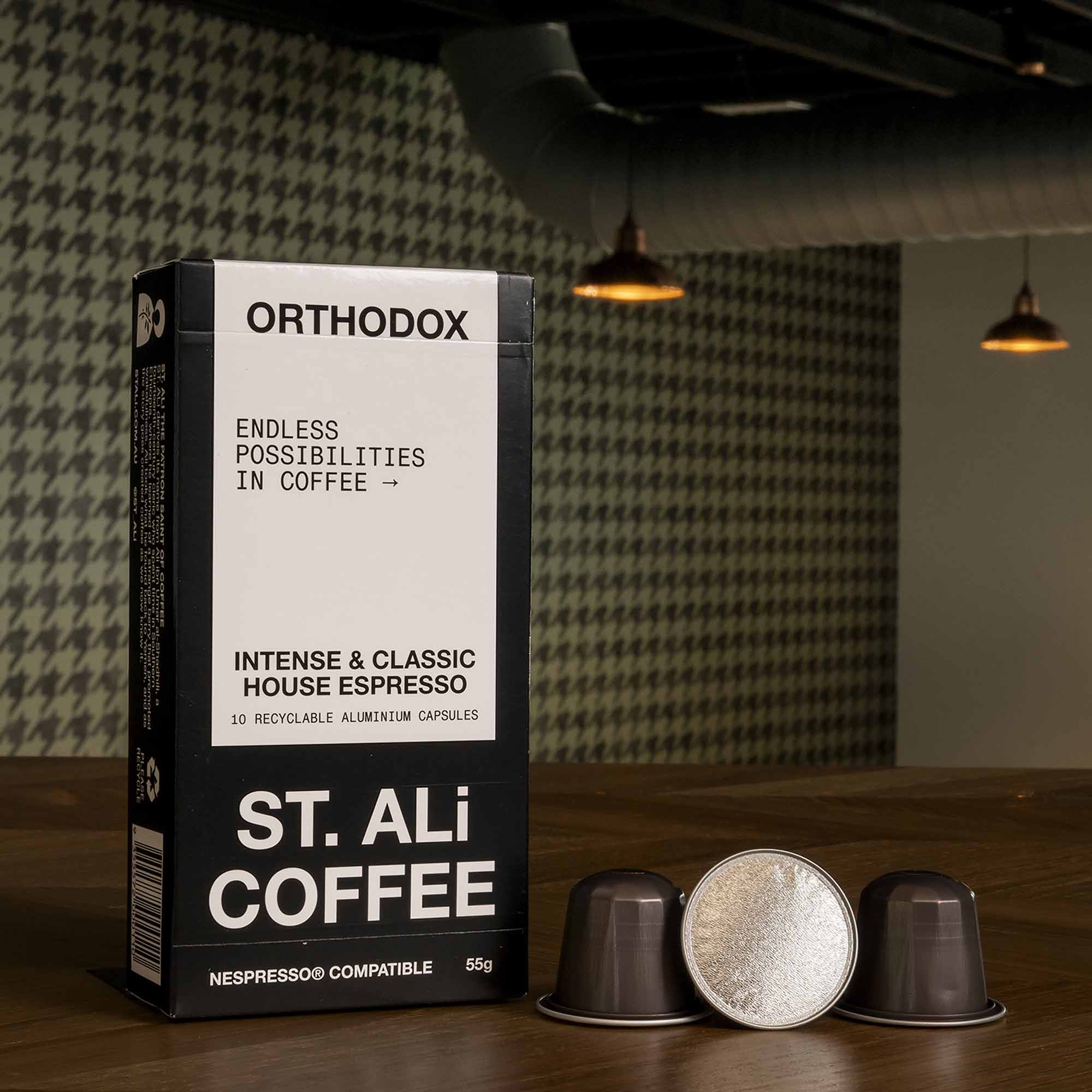 St. Ali Pods: Orthodox – Dark Roast Nespresso Compatible Coffee (10 Pack) - Shop Coffee Hobby