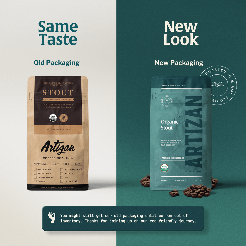 Artizan Organic Stout Medium-Dark Roast Coffee