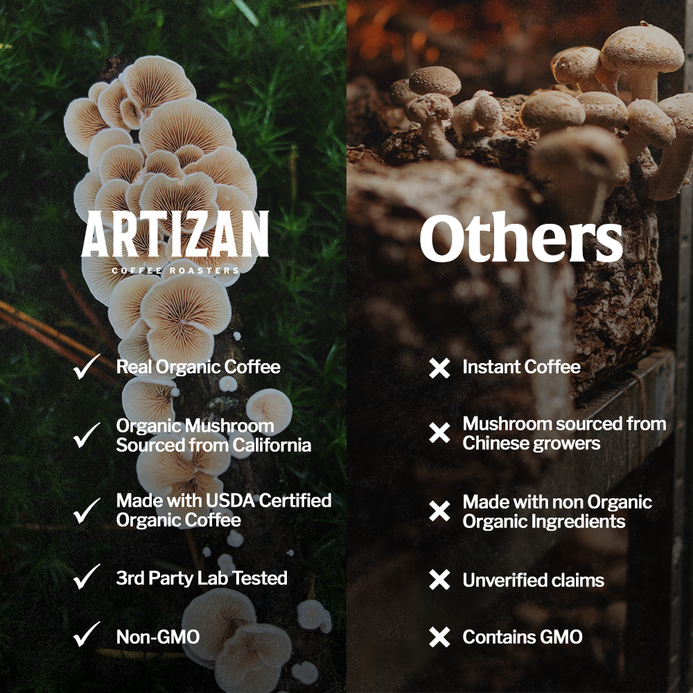 Artizan Organic Reishi Decaf Espresso Capsules – Nespresso Compatible