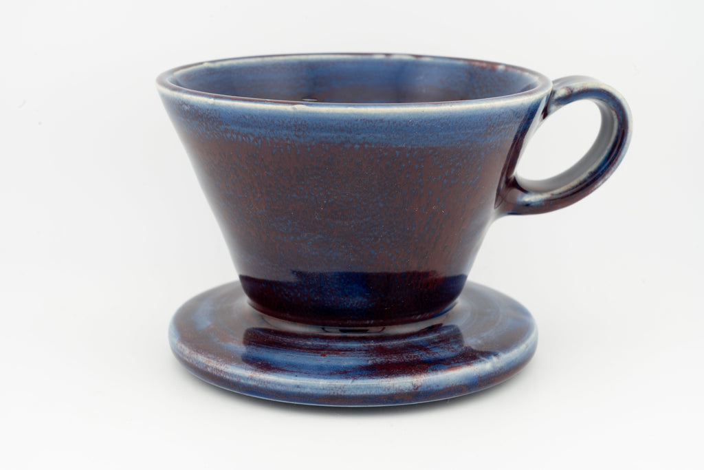 Swan City Ceramics V60 Pour-Over Coffee Dripper – Handmade Ceramic Cone Brewer