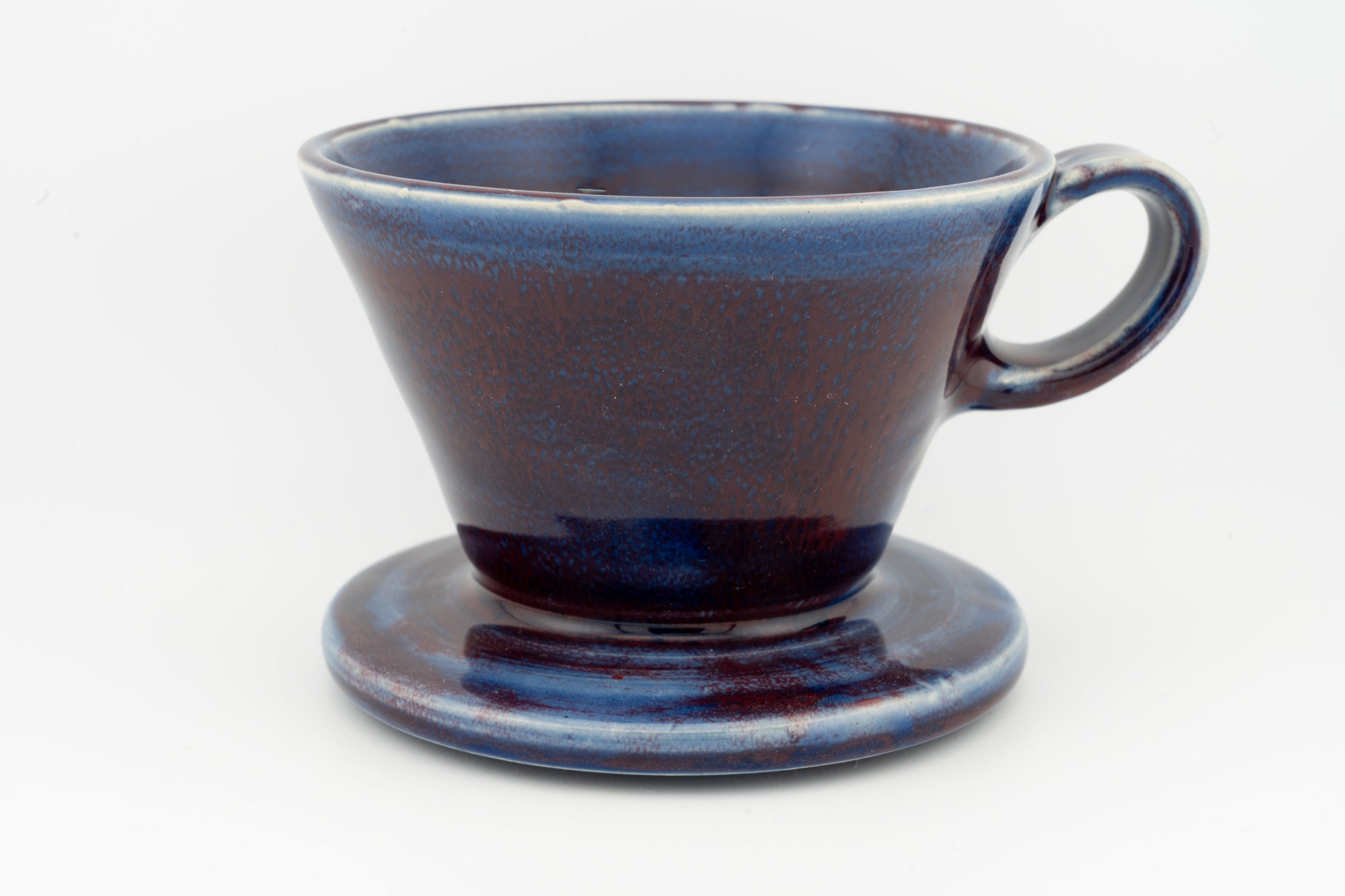 Swan City Ceramics V60 Pour-Over Coffee Dripper – Handmade Ceramic Cone Brewer