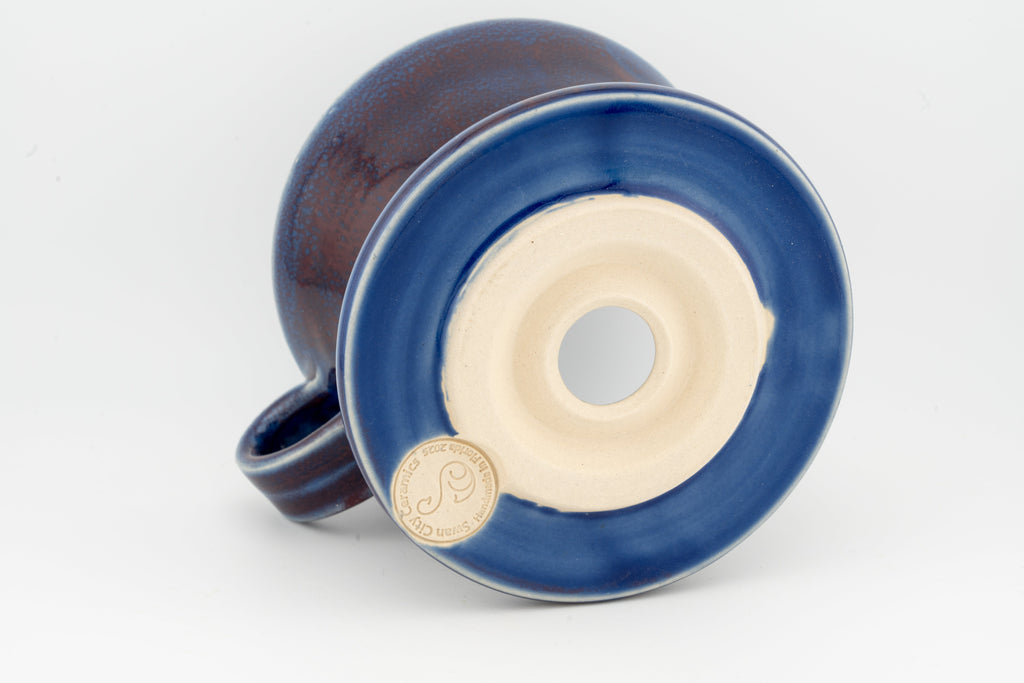 Swan City Ceramics V60 Pour-Over Coffee Dripper – Handmade Ceramic Cone Brewer